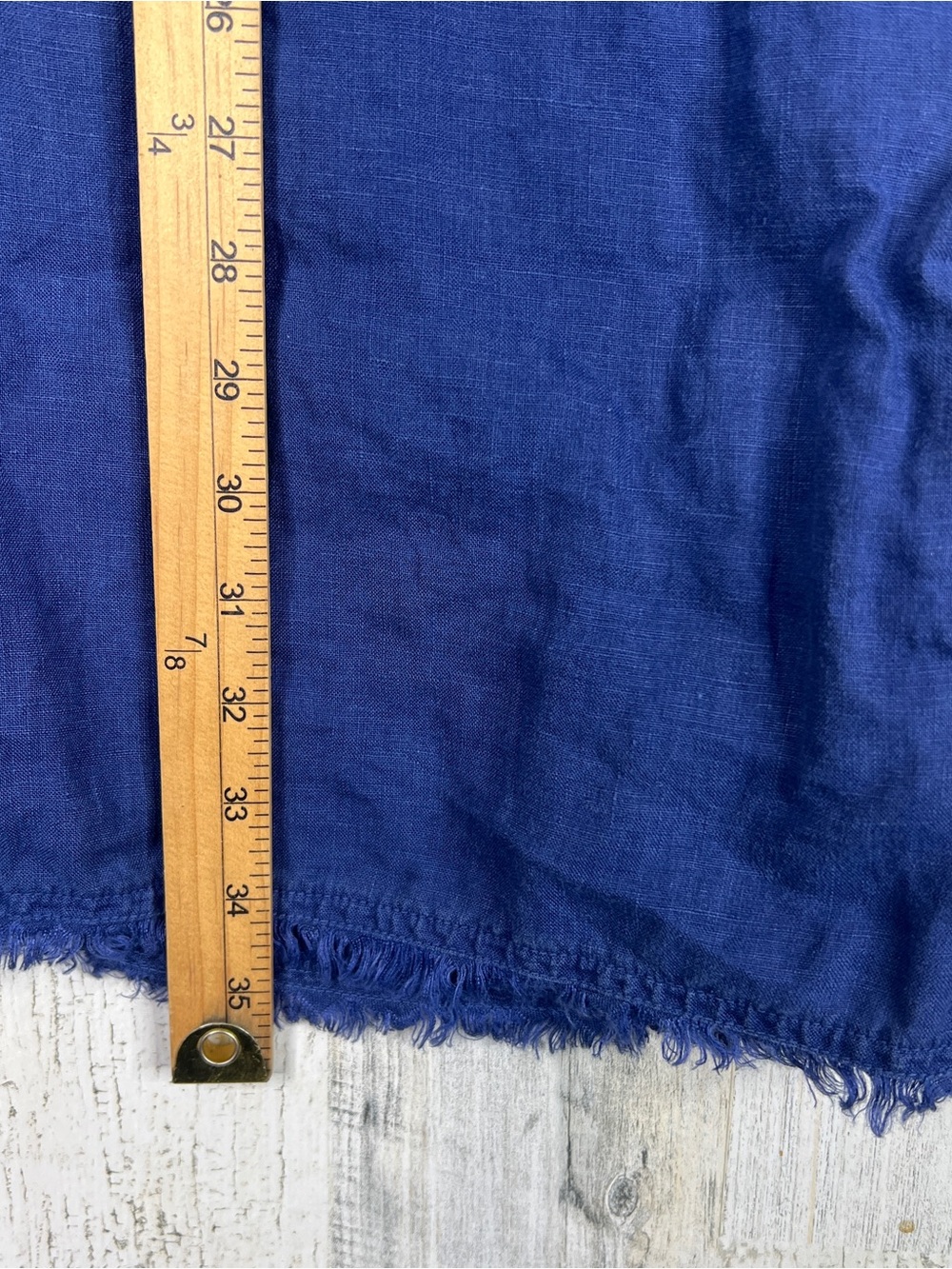 Tommy Bahama Linen Dress Small Blue Sleeveless Pockets Coastal Resort Style - Picture 12 of 12
